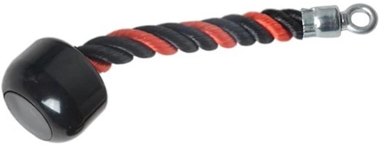 Fitness Touw - Katrol Accessoire - Kracht Training - Verbeterde Grip - 70 cm - Zwart