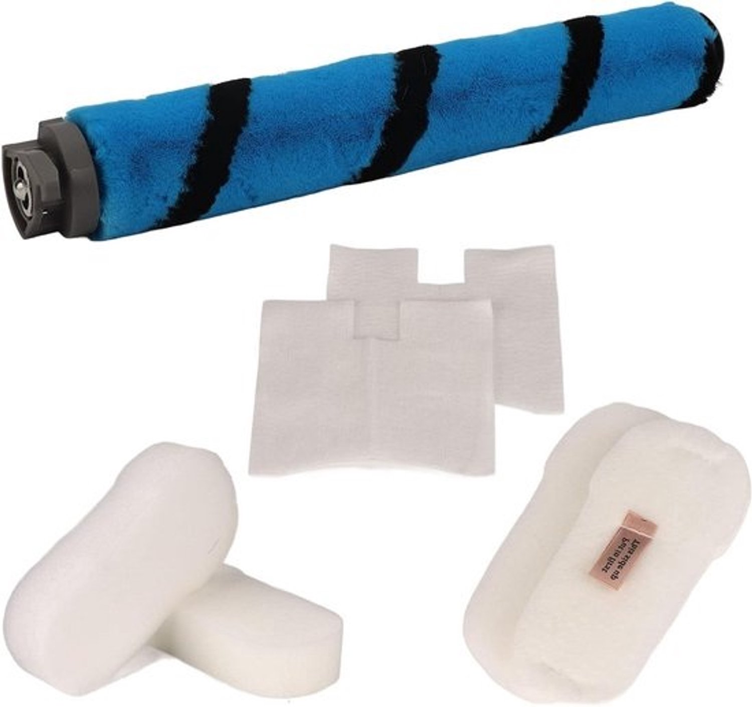 Stofzuiger Borstelset - Filterborstel Kit - Schoon Huis - Hoge Waterabsorptie - 3 stuks - Wit