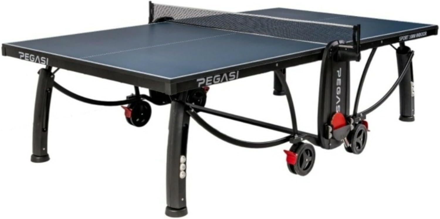 Tafeltennistafel 1000 Indoor - Blauw - Sportief ontwerp - Ideaal voor bedrijven - ShopVlot