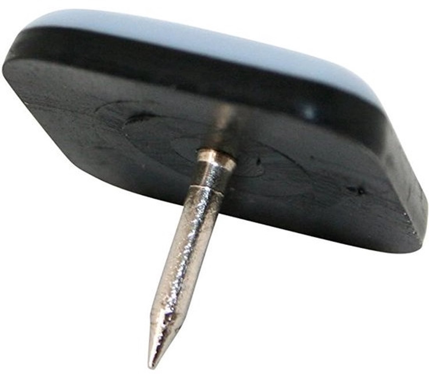 Meubelglijders met spijker - Vierkante vloerbeschermers - Meubels verplaatsen - PTFE glijvlak - 24x24 mm 5 mm dik