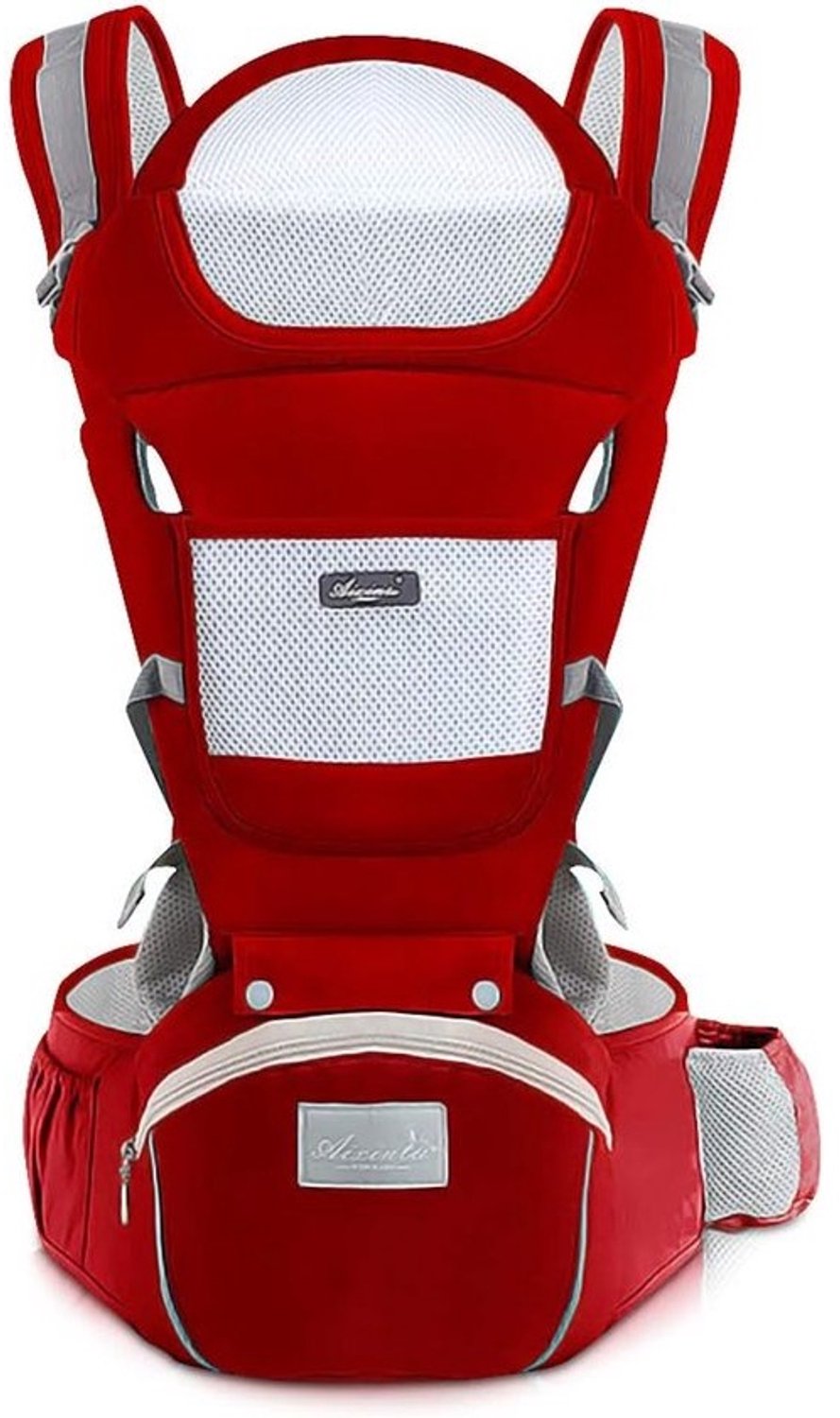 Ergonomische Babydrager met Heupzitje en Hoofdsteun voor 0-36 Maanden
