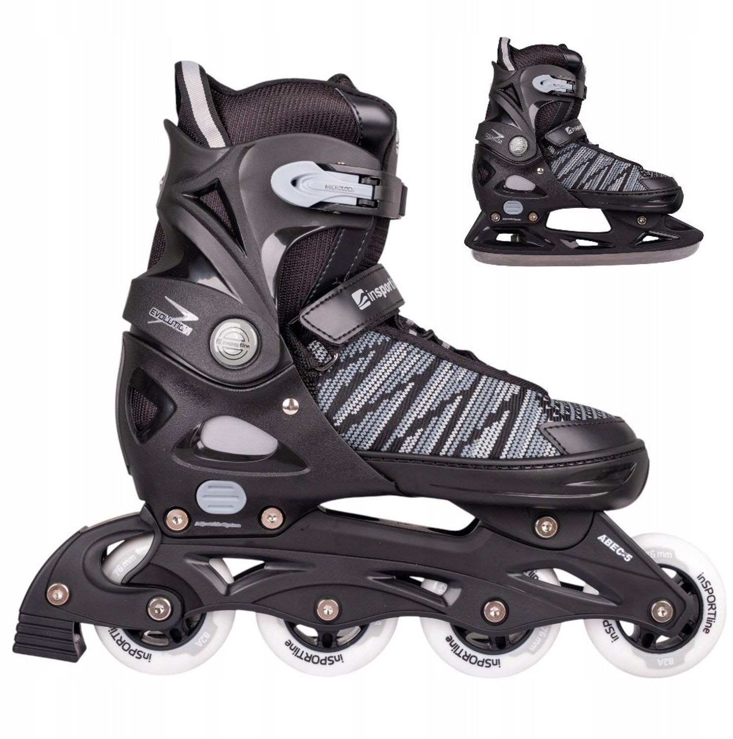 2-in-1 Schaatsen en Skeelers Verstelbaar Merkloos