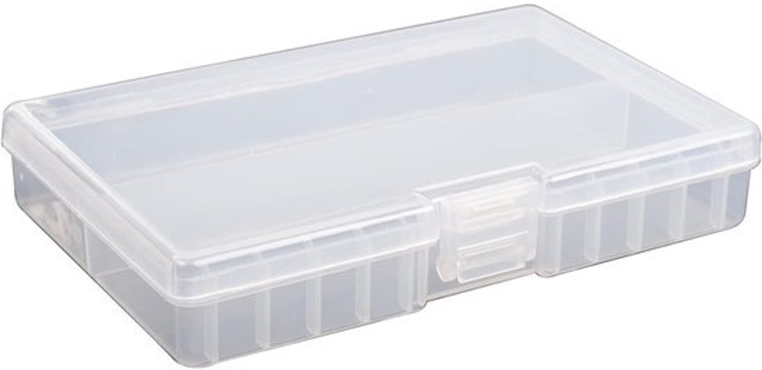 Batterij Opbergdoos - Batterijhouder Organizer - Batterijen Veilig Opbergen - Houdt 48 AA Batterijen - 21 x 15 cm - Transparant