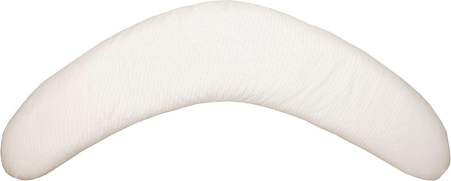 Zorgkussen 190x38 cm - stille EPS microparels - zwangerschapskussen - ondersteuning voor zitten - ShopVlot