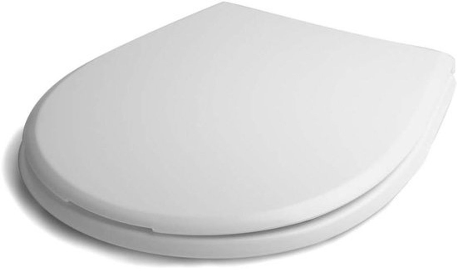 Toiletbril - WC-bril - Badkamerrenovatie - Universele bevestiging - 35.5 x 46 cm - Wit