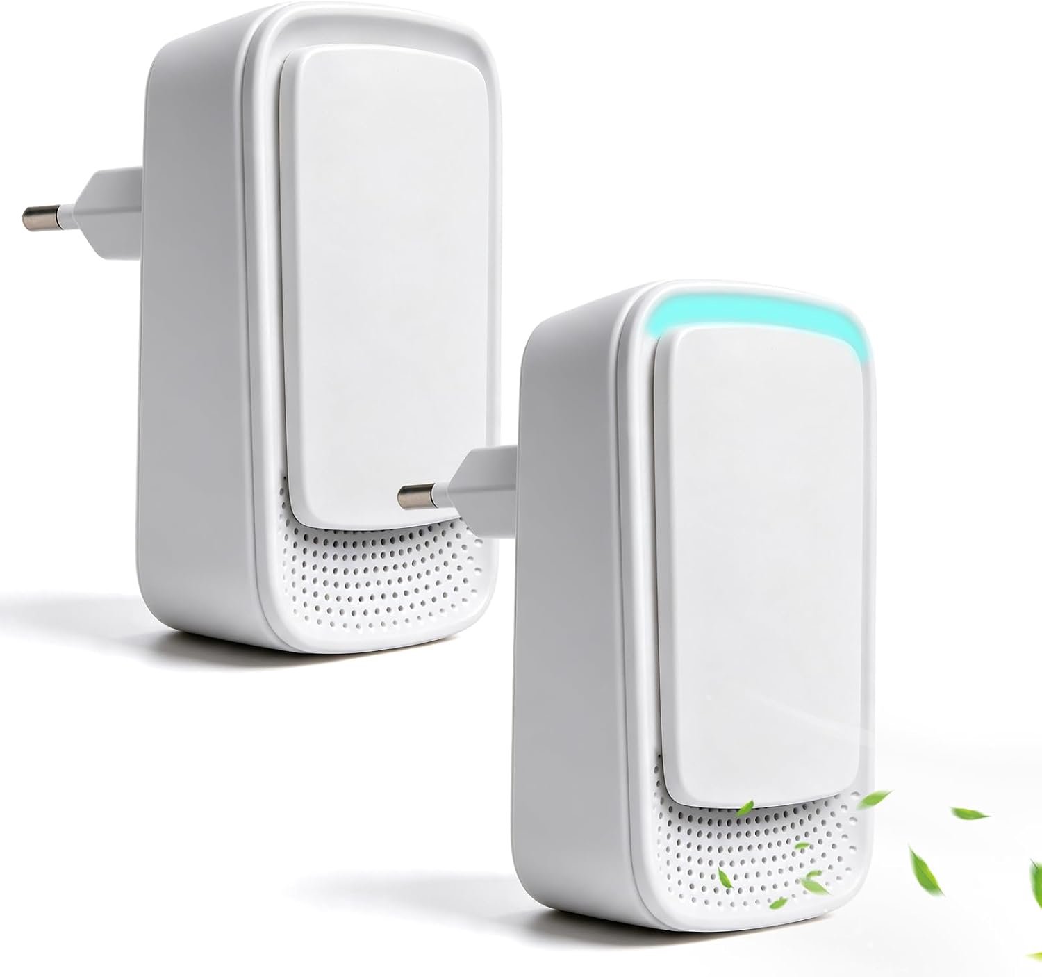 2 stuks ionen-luchtreiniger, luchtreiniger, ionisator, plug-in negatieve ionen, luchtreiniger voor kantoor, kamer - ShopVlot