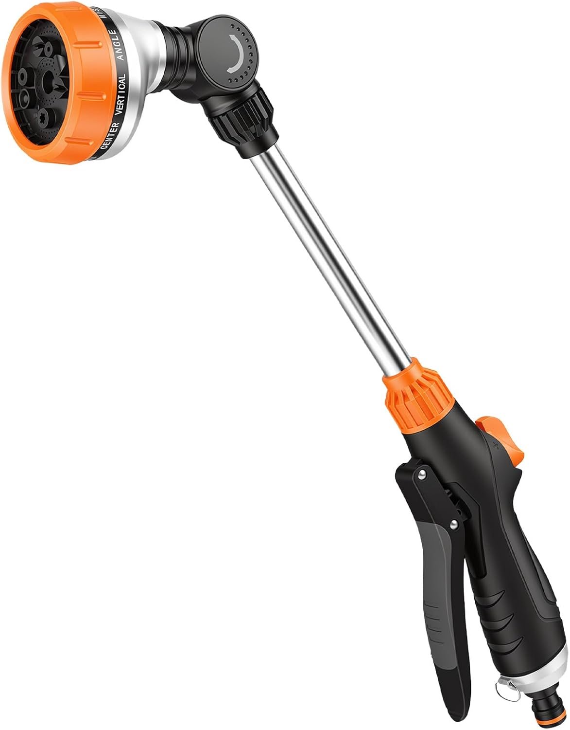 Tuinslangpistool 48 cm - Metaal - 180° Draaikop - Ideaal voor tuinieren en autoreiniging - ShopVlot