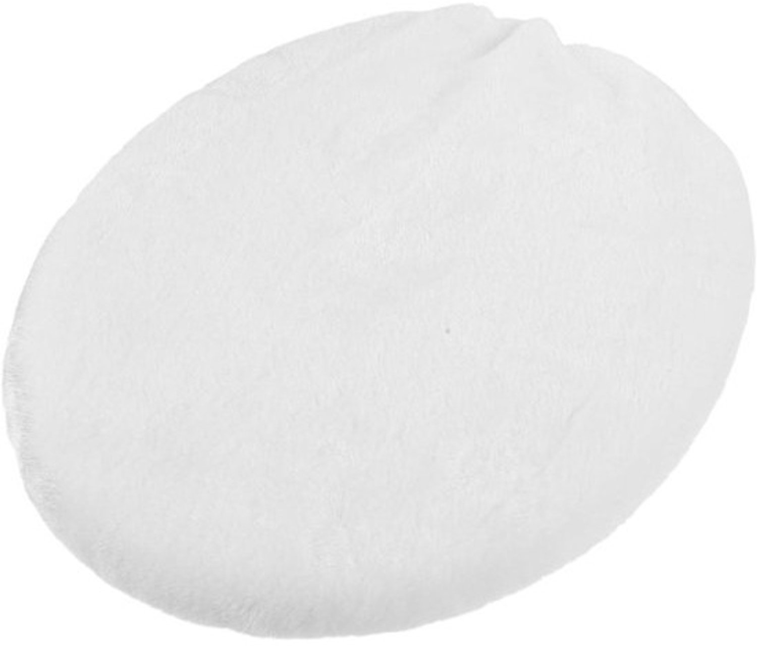 Toiletbrilhoes - Zachte hoes - Badkamer decoratie - Wasbaar en herbruikbaar - 38 x 28.5 cm - Wit