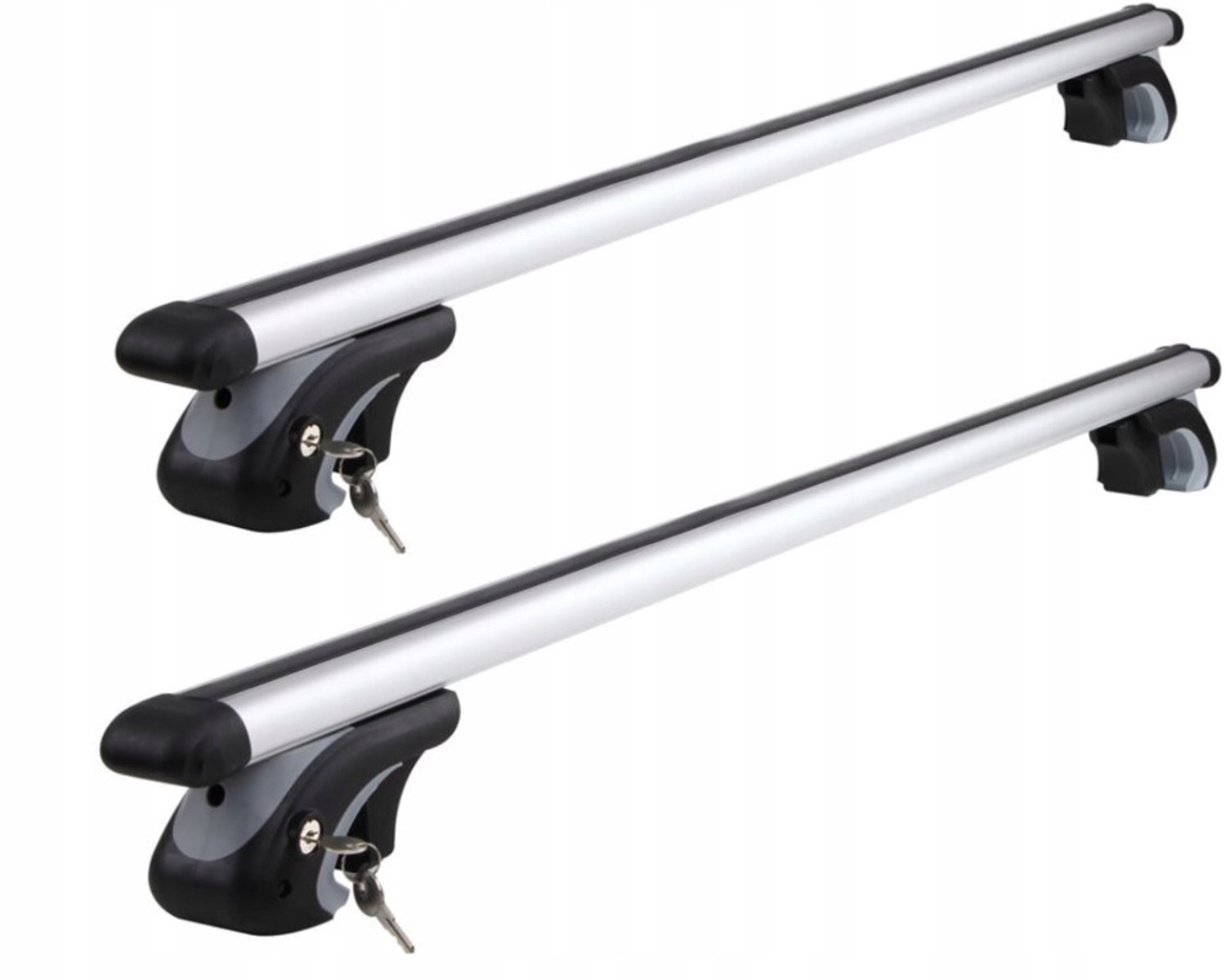 Eco Alubase 120 Dakdrager voor Relingen - Aluminium 120cm
