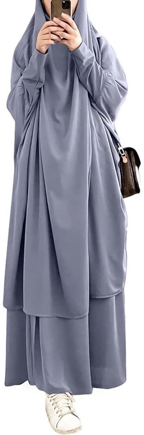 Abaya Gebedsjurk - Religieuze Jurk Moslim Kleding - Religieuze Gelegenheden - 2-delig Set - Volledige Lengte - Niet gespecificeerd