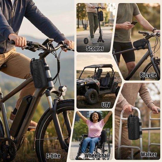 Flessenhouder fiets - voor waterfles - geschikt voor elke fiets - eenvoudig te bevestigen - SnelShoppen — afbeelding 4