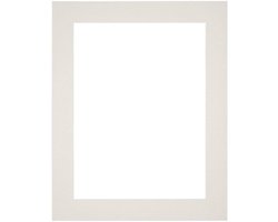 Passe-Partout 20x25cm - Karton Lichtgrijs - 5cm Rechte Rand - Versterkt de uitstraling van uw afbeelding - SnelShoppen
