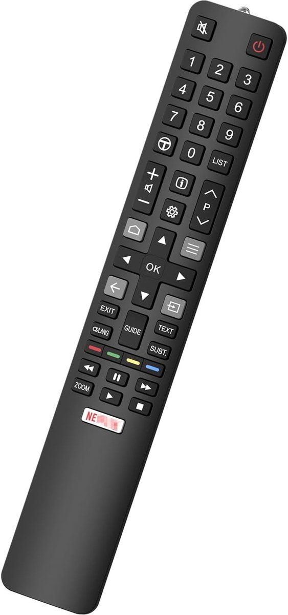 Tobfit Vervanging TCL Thomson afstandsbediening RC802N voor TCL Smart TV 32ES580 40ES560 43EP640 43EP660 50EP680 - ShopVlot