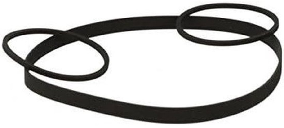 Snaarrenset - Riemen voor cassettedeck - Voor muziek afspelen - Set van 3 riemen - 1 platte en 2 ronde - Zwart