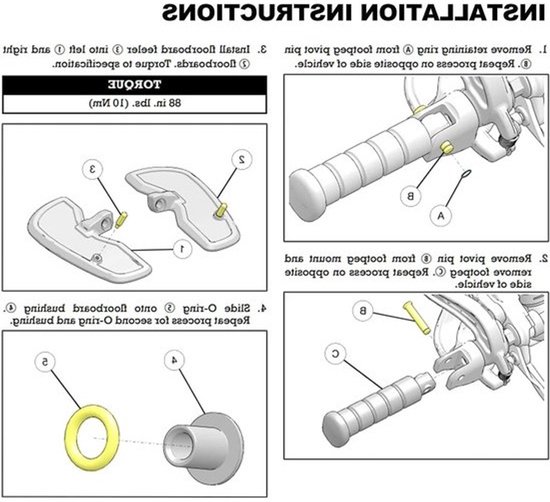 Duurzame aluminium voetsteunen voor motorfiets - Indian Scout en Bobber 2015-2021 — afbeelding 2
