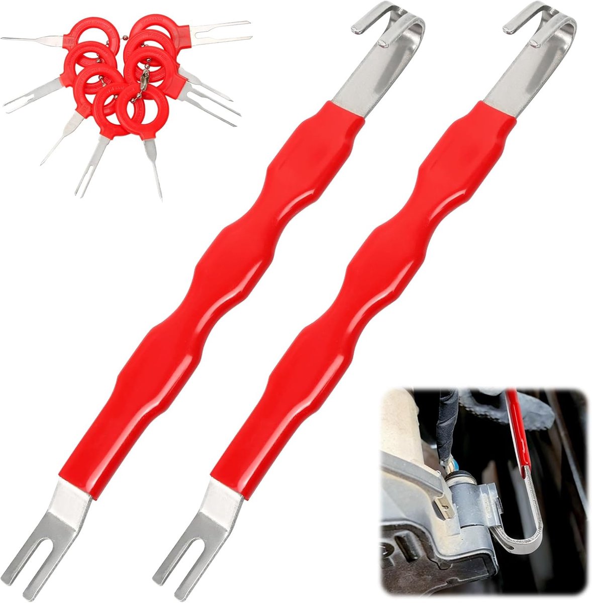 2 Pcs Electric Car Connector Separation Tools, Universal Electric Car Plug Puller, Removal Tool, Car Plug for Car - ShopVlot
