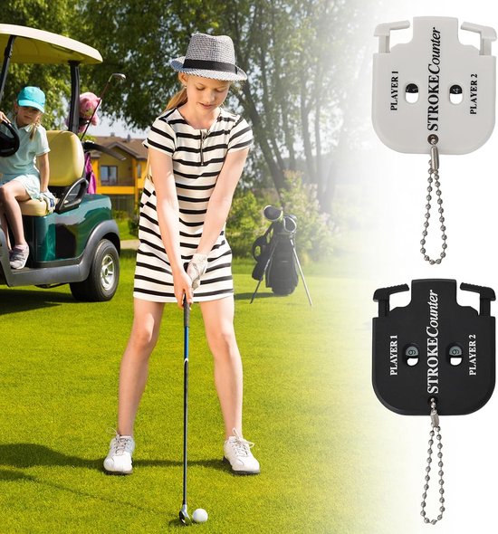 Dailygoods- Golf Teller Mini - Golf Slagenteller - Golf Score Indicator - 2 Stuks - Lichtgewicht - Duurzaam Kunststof - Scorecounter van Dailygoods — afbeelding 2