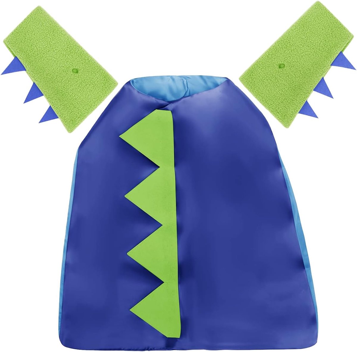 Drakencape-set, halloweenkostuum, cosplay met cape, cartoonkostuum, Kerstmis, verjaardag, feest, draakthema, blauw