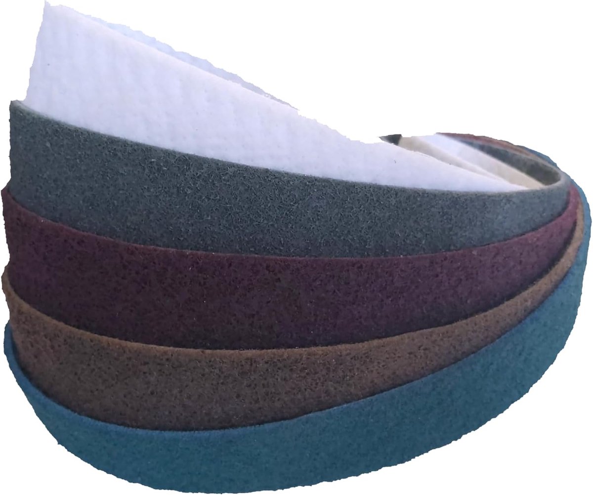 5pcs 3M S cotch Brite sanding belt sanding belt fleece belt tube belt sander SC-BS Mix 5 degrees: coarse, medium - ShopVlot