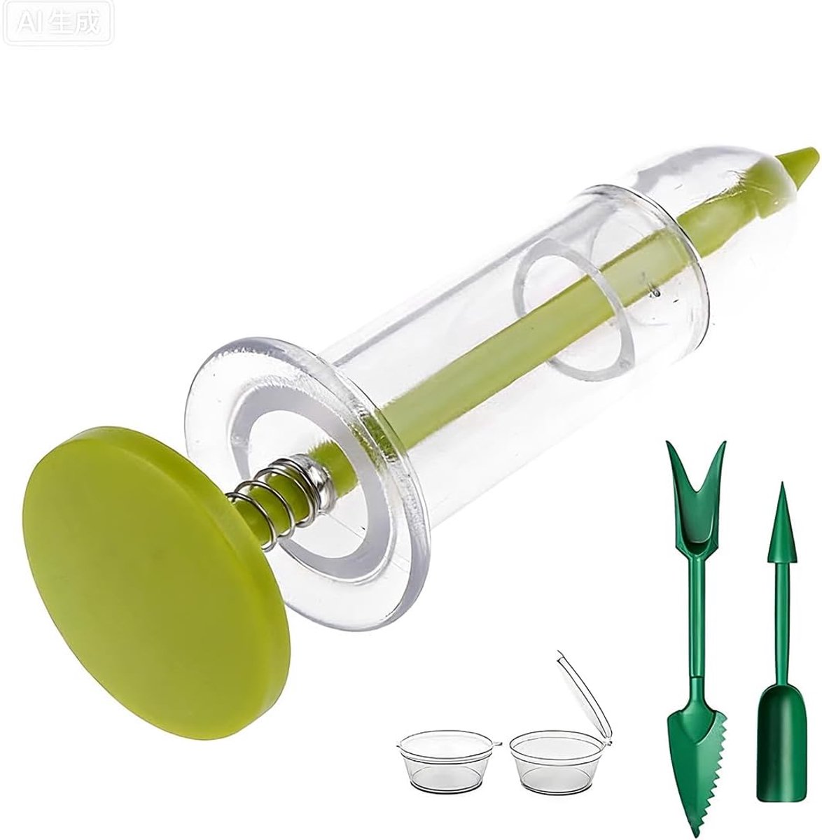 Set of 5 Saw Tools Mini Seed Drill, Seed Dispenser, Plant Aid, Suitable for Vegetable Seeds and Flowers - ShopVlot