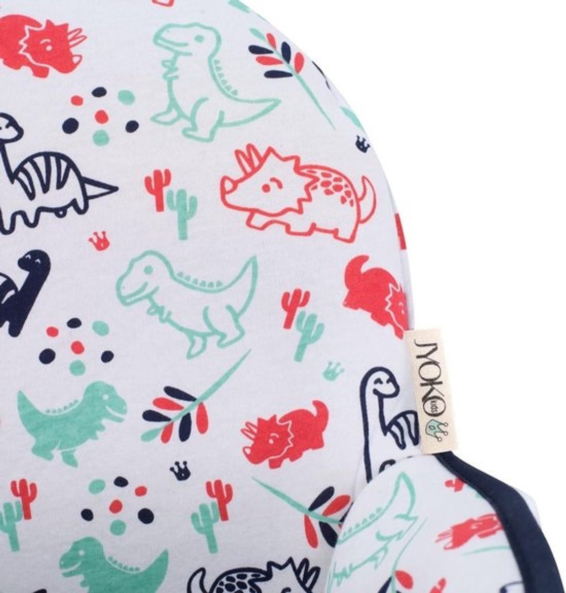 Dino Party kinderzitverhoger - Kussen voor Ikea Antilop kinderstoel - Katoen – foto 2
