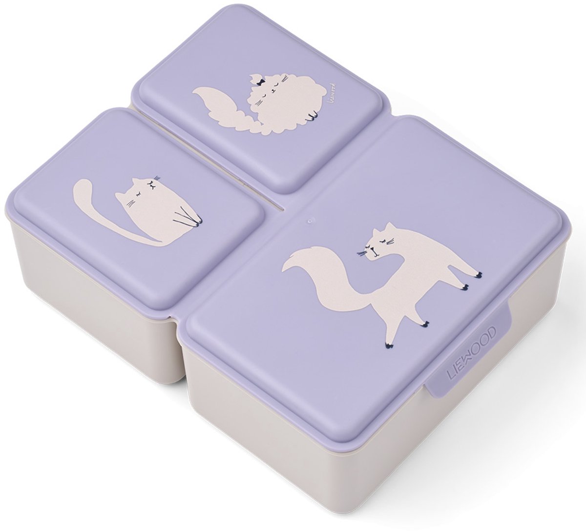 Liewood | lunchbox cat warm lilac