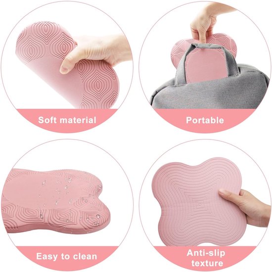 Kniebeschermers voor Yoga, Fitness en Pilates - Set van 2, 20 x 20 cm, Ondersteuning voor Knieën, Polsen en Ellebogen — afbeelding 3