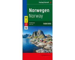 Norwegen, Straßenkarte, freytag & berndt