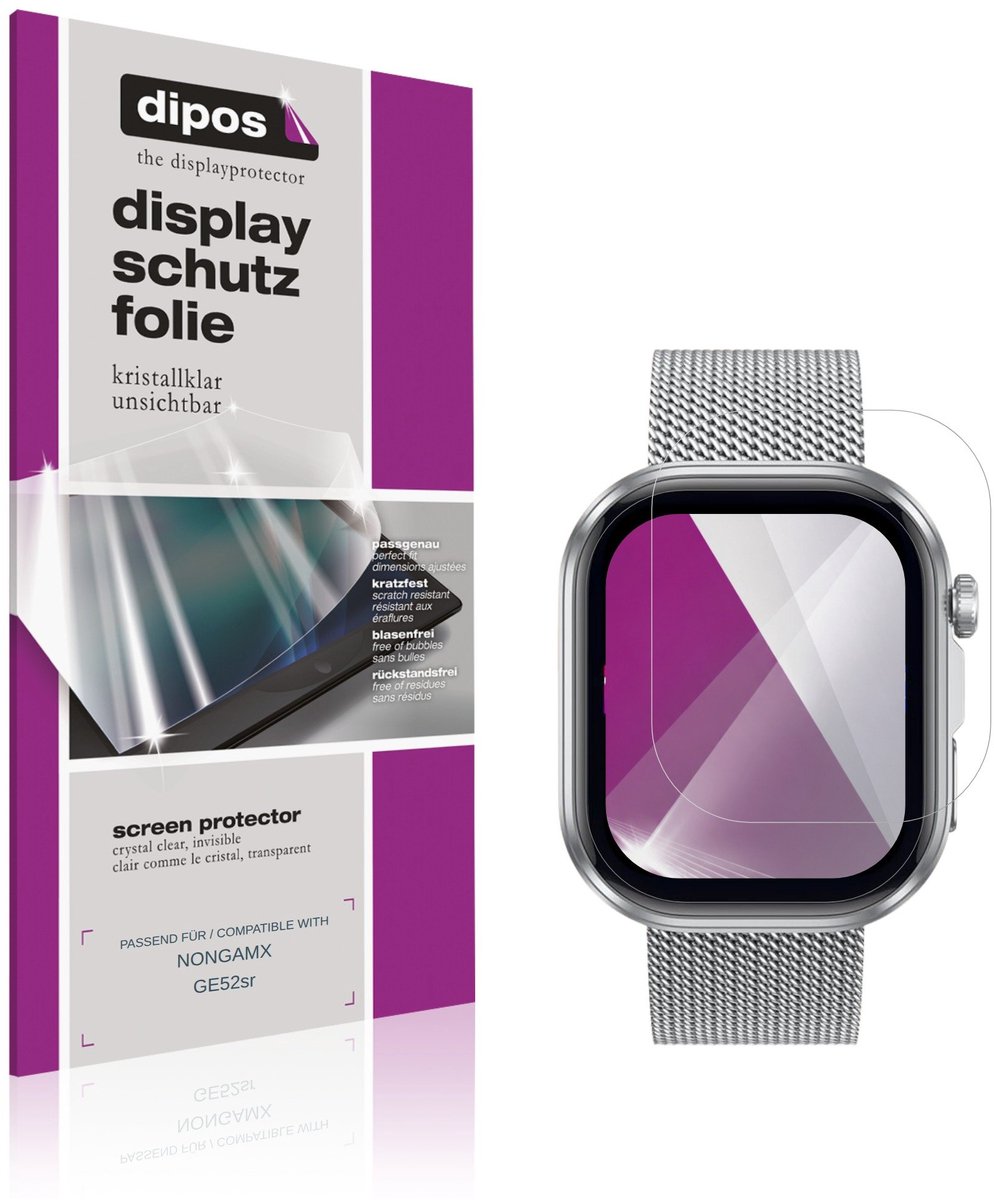 dipos – 6x Beschermfolie geschikt voor NONGAMX GE52sr | Krasbestendige & heldere Screenprotector Ultra-Thin