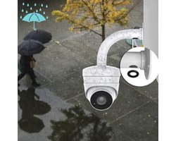 WiTi Junction Box Holder, Wall Mount for Dome Cameras IP CCTV, Cable Management, Junction Box, Universal Mast Holder - ShopVlot