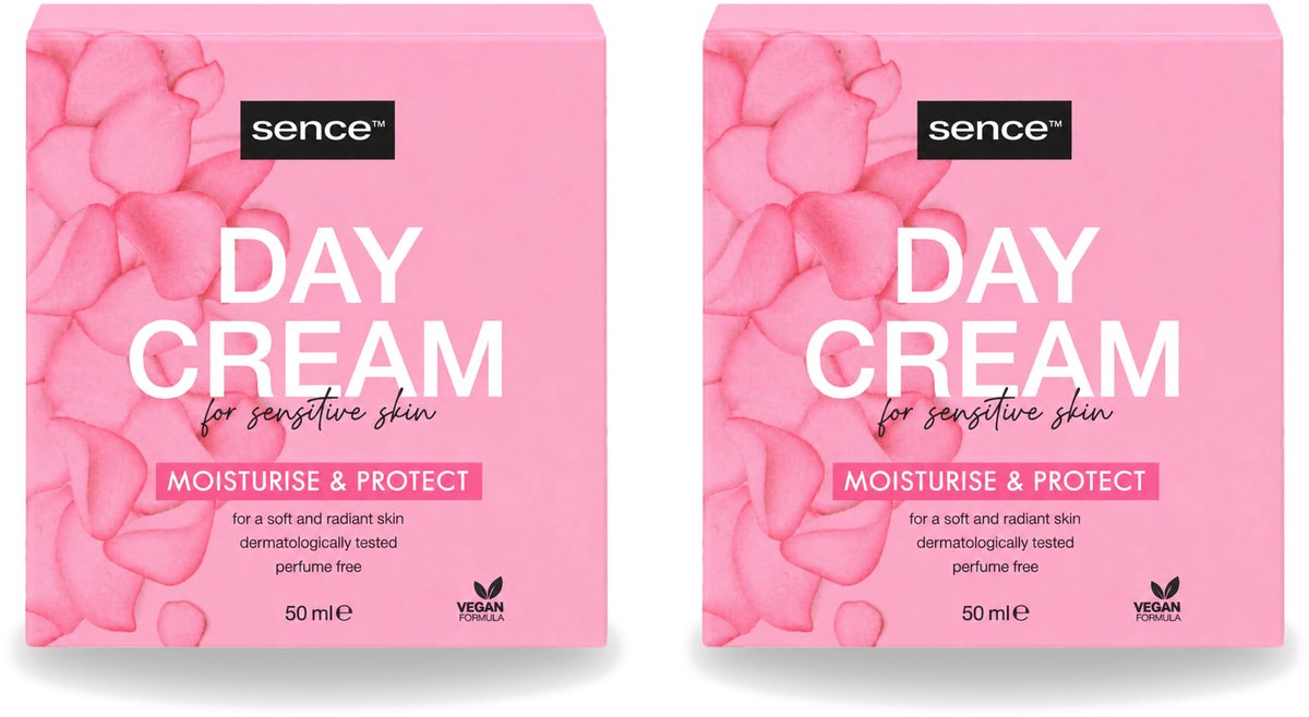 2 x Sence - Gevoelige Huid - Dagcrème - Verzachtend - 50 ml - Voordeelverpakking - 2 stuks