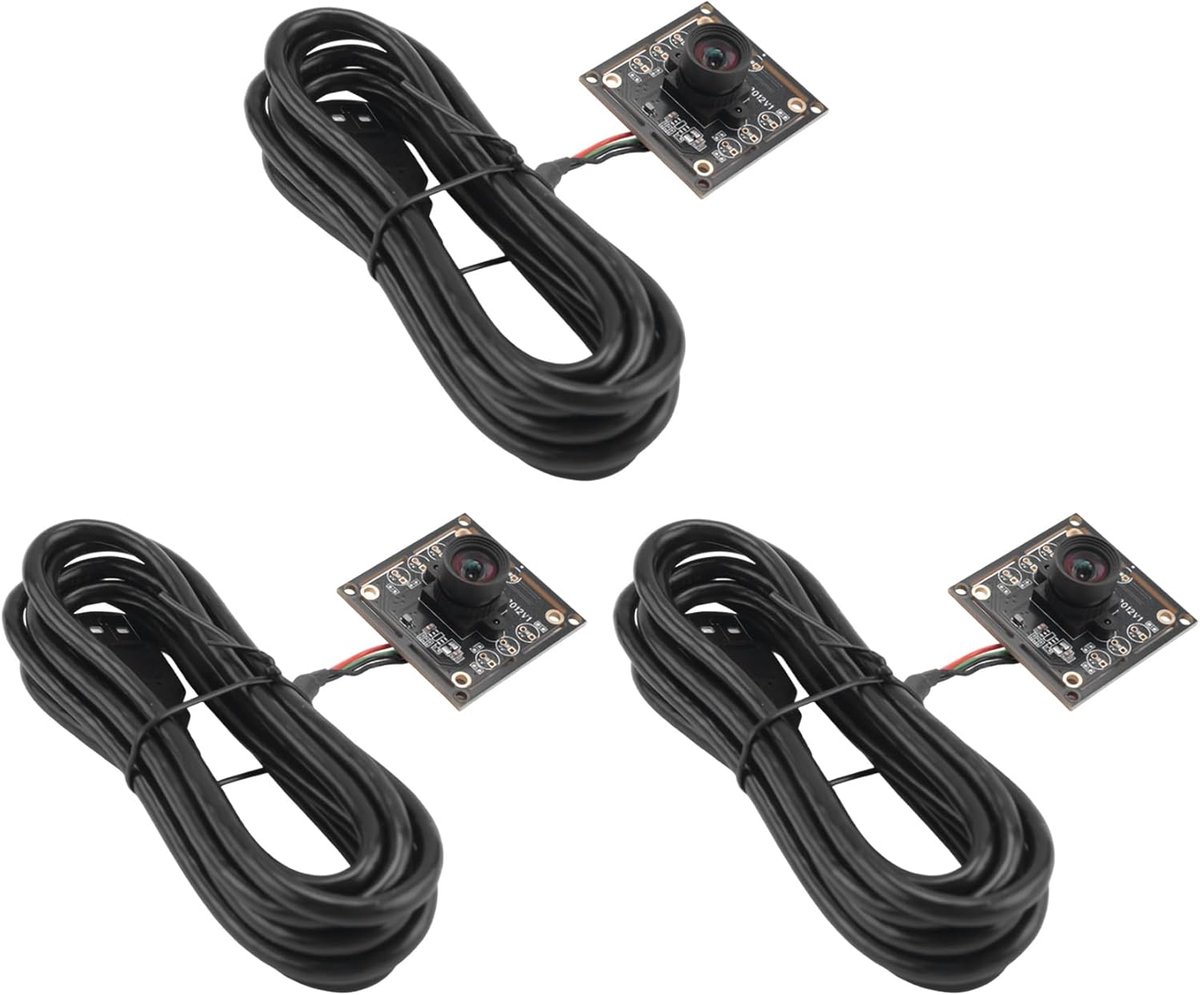 Jevina 3PC. 100 degree camera module 1MP OV9732 1280 X 720 USB free driver manually, with 2m cable for WinXP/7/8/10 - ShopVlot