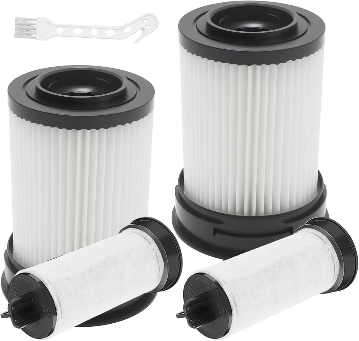 Set van 2 stoffilters, vervanging voor Miele Triflex HX1 FSF, wasbare fijnstoffilter-accessoires voor huiseigenaren en - ShopVlot