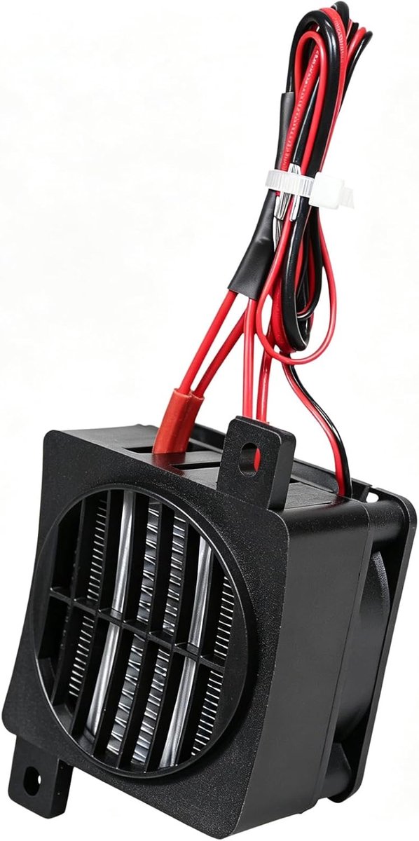 SnelShoppen - PTC Heater 24V 200W, Compacte Verwarming Ventilator, Constant Temperatuur, Energiezuinige Luchtverwarmer voor Kleine Ruimtes, Ideaal voo