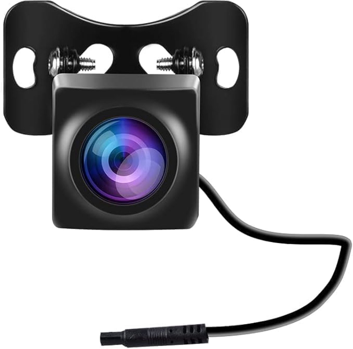 SnelShoppen - Achteruitrijcamera Full HD 1080P Groothoek IP68 voor Android Auto en CarPlay Radio - 4-pins AVIN Compatibel met 15 m Kabel - Perfect voo