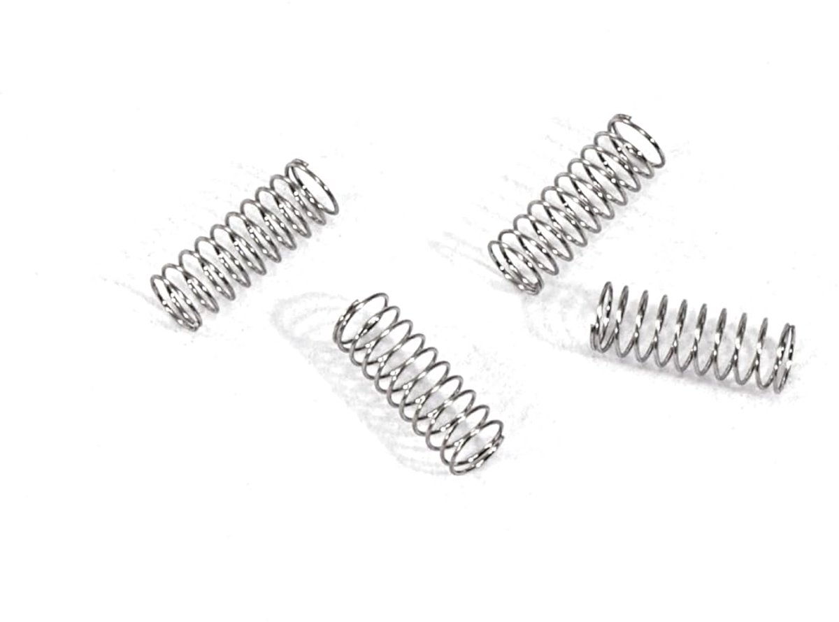 Compression springs 5 mm stainless steel spring 304 thread diameter 0.12 mm outer diameter 2 mm resilience 0 kg 20 - ShopVlot