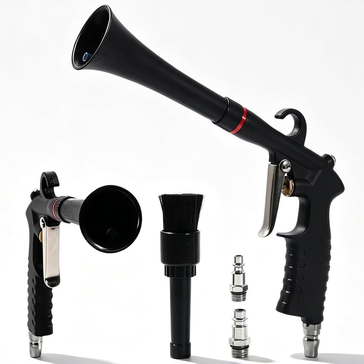 Reinigingspistool voor perslucht, droogpistool voor de auto, luchtdrukpistool, verwijdert vuil en stof snel, werkt