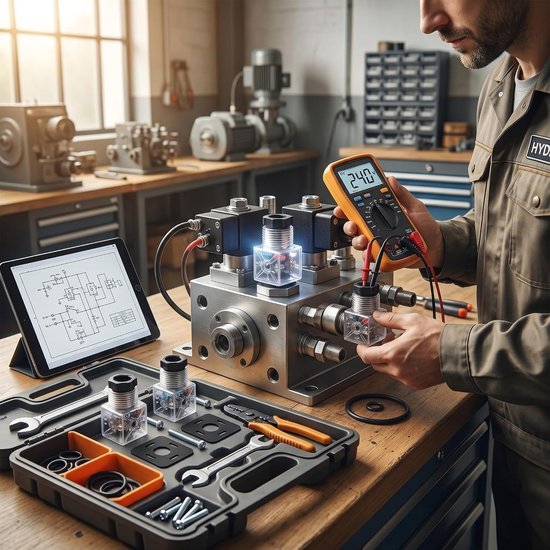 Hydraulische solenoïde spoel plug voor DC24 volt, transparante verbinding voor industriële en commerciële toepassingen, ideaal voor hydraulische systemen en kleppen — afbeelding 2