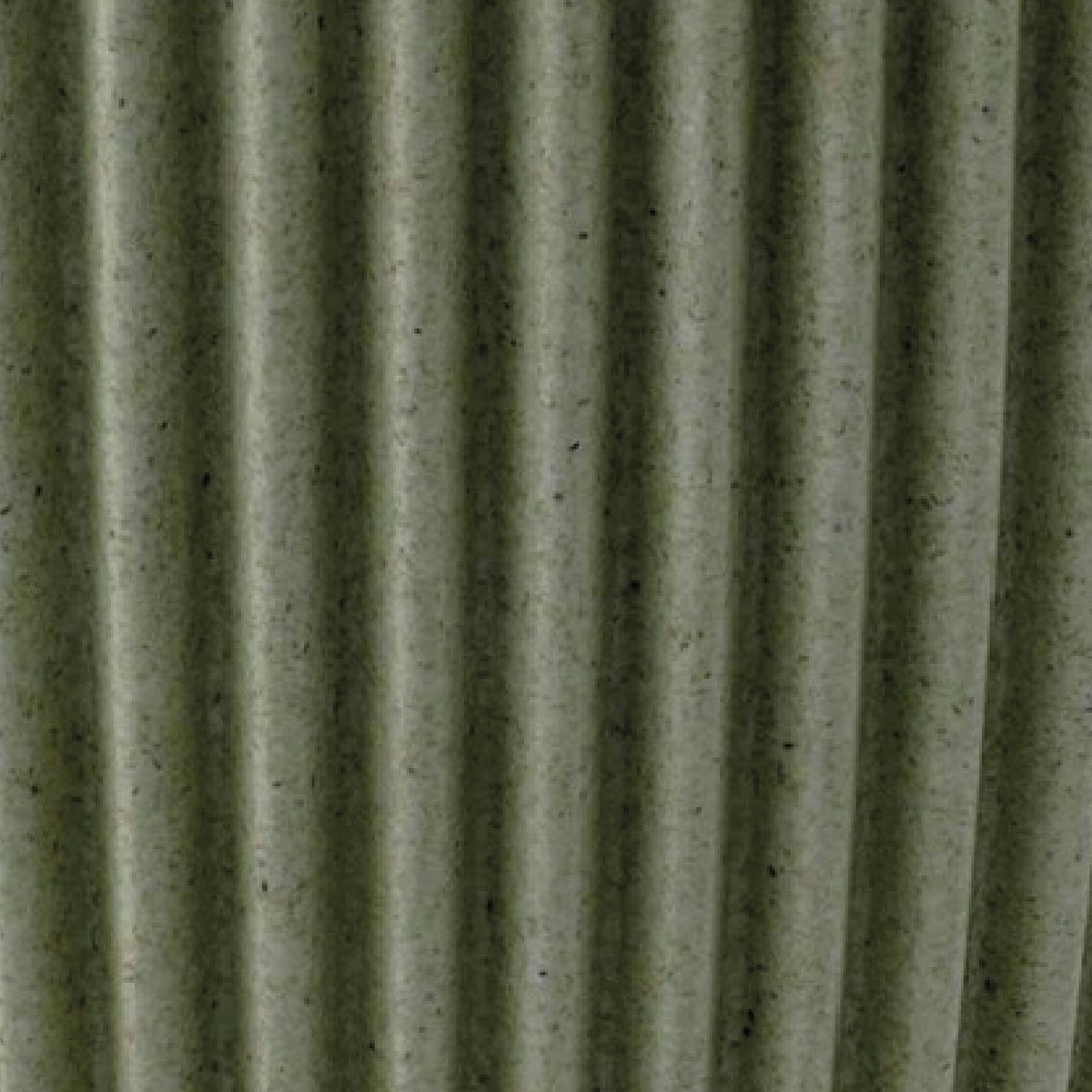 Capi Europe Bowl Pot Groove Made With - 25x23 - Artificial Grass Green