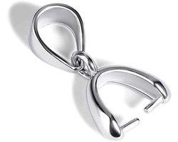 Crimp hanger retainer clasp - 15x7 mm - Koper - Duurzaam en roestvrij - Ideaal voor het maken van sieraden - ShopVlot