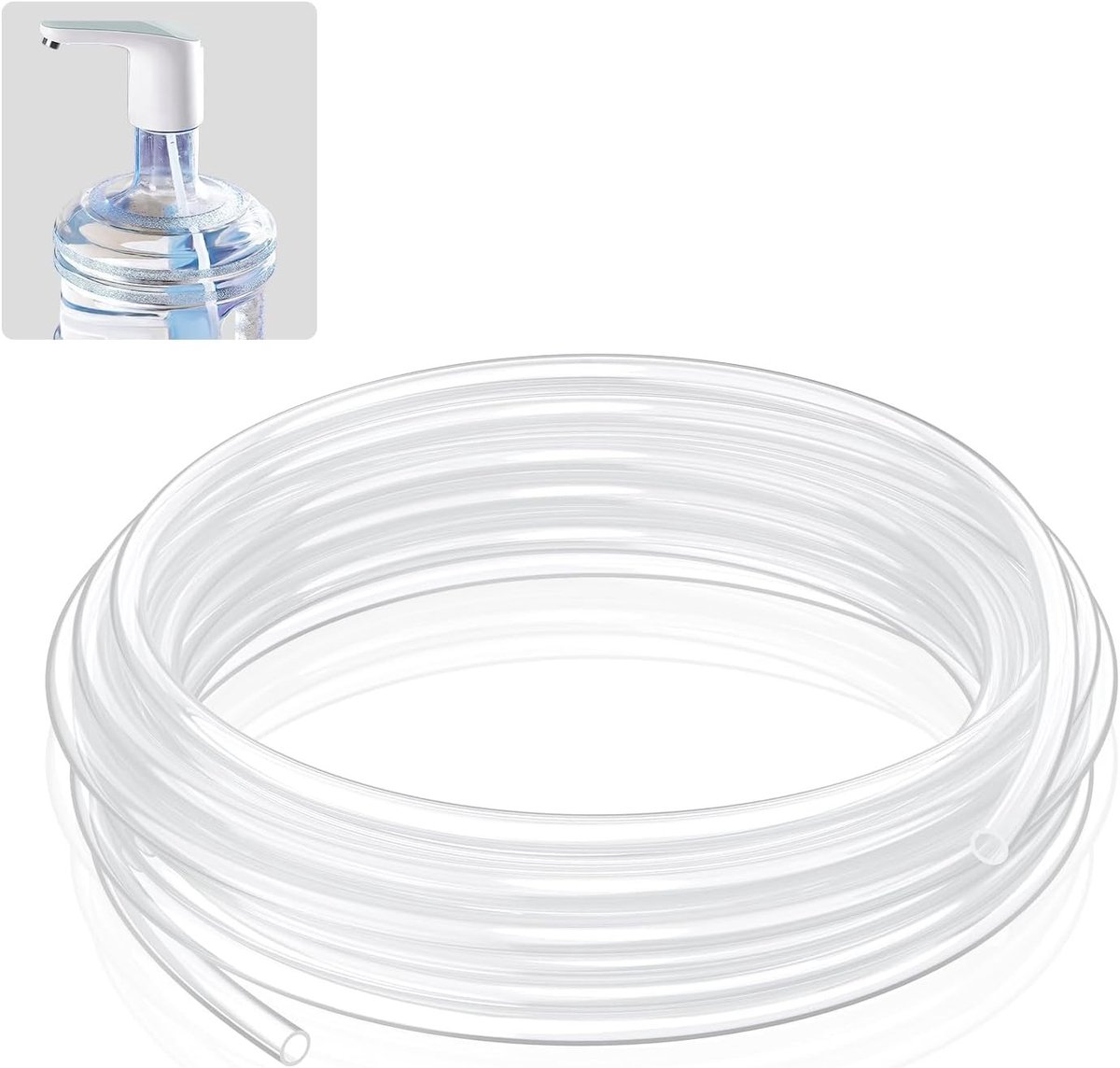 3m Voedselveilige Siliconenslang, 6.3mm ID x 1cm OD, Hoge Temperatuur, Flexibele Transparante Slang voor Brouwerij en Wijnproductie