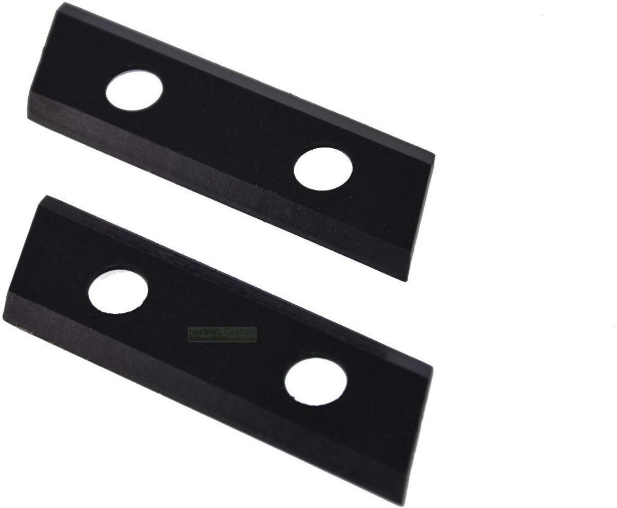 2 x 10 cm mes voor versnipperaar / houtversnipperaar voor GLORIA Milan G1, G2, G3, G4