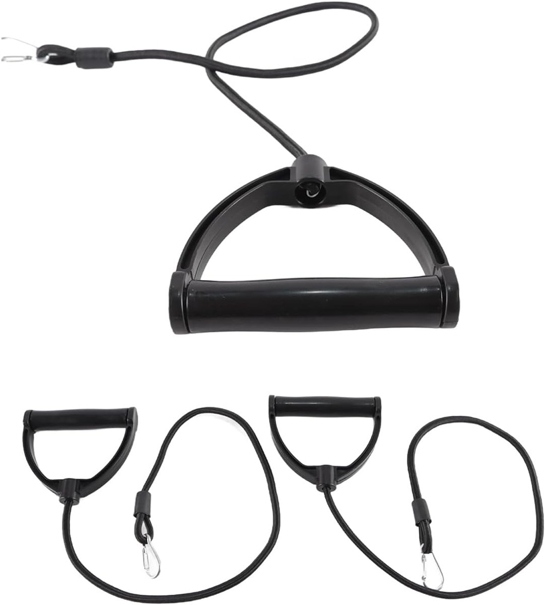 2 stuks stepper weerstandsbanden fitness trekkoorden oefenweerstandsbanden met ergonomische handgrepen voor thuisgymnastiek