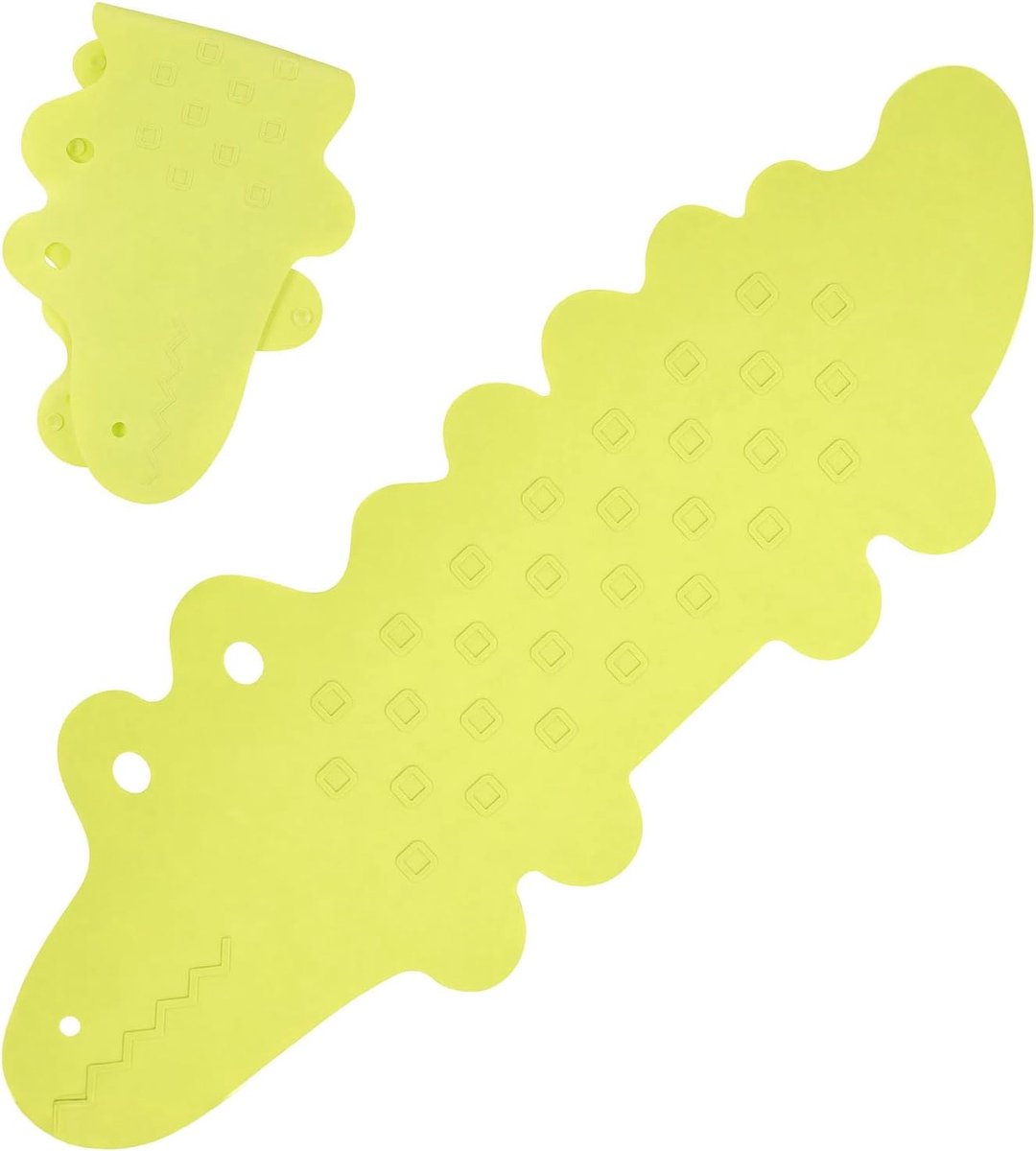 95 x 34,5 cm groen krokodil met 185 zuignappen