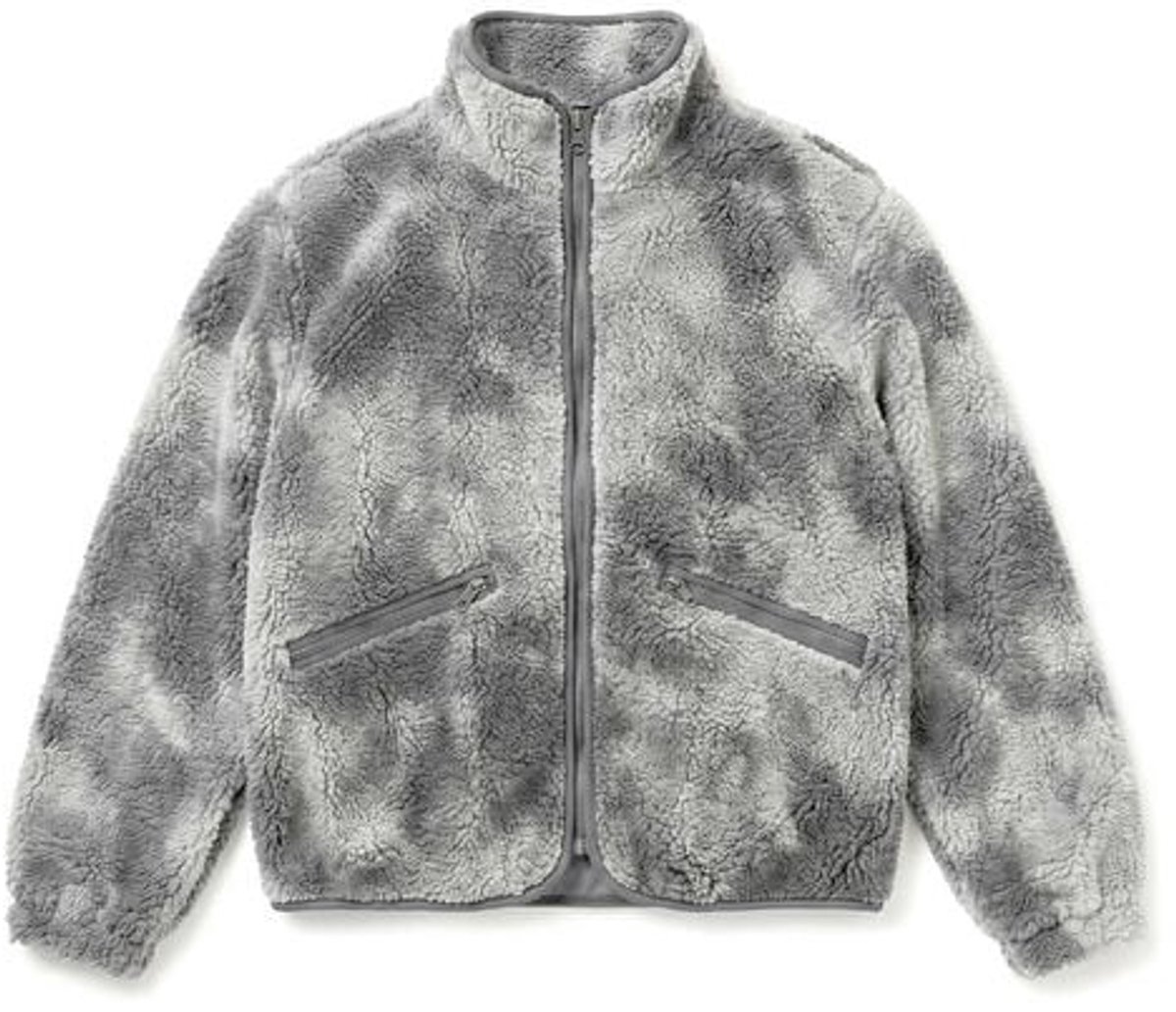 Urban Classics Ladies Printed Sherpa Jacket Dames Tussenseizoensjas – M Grijs