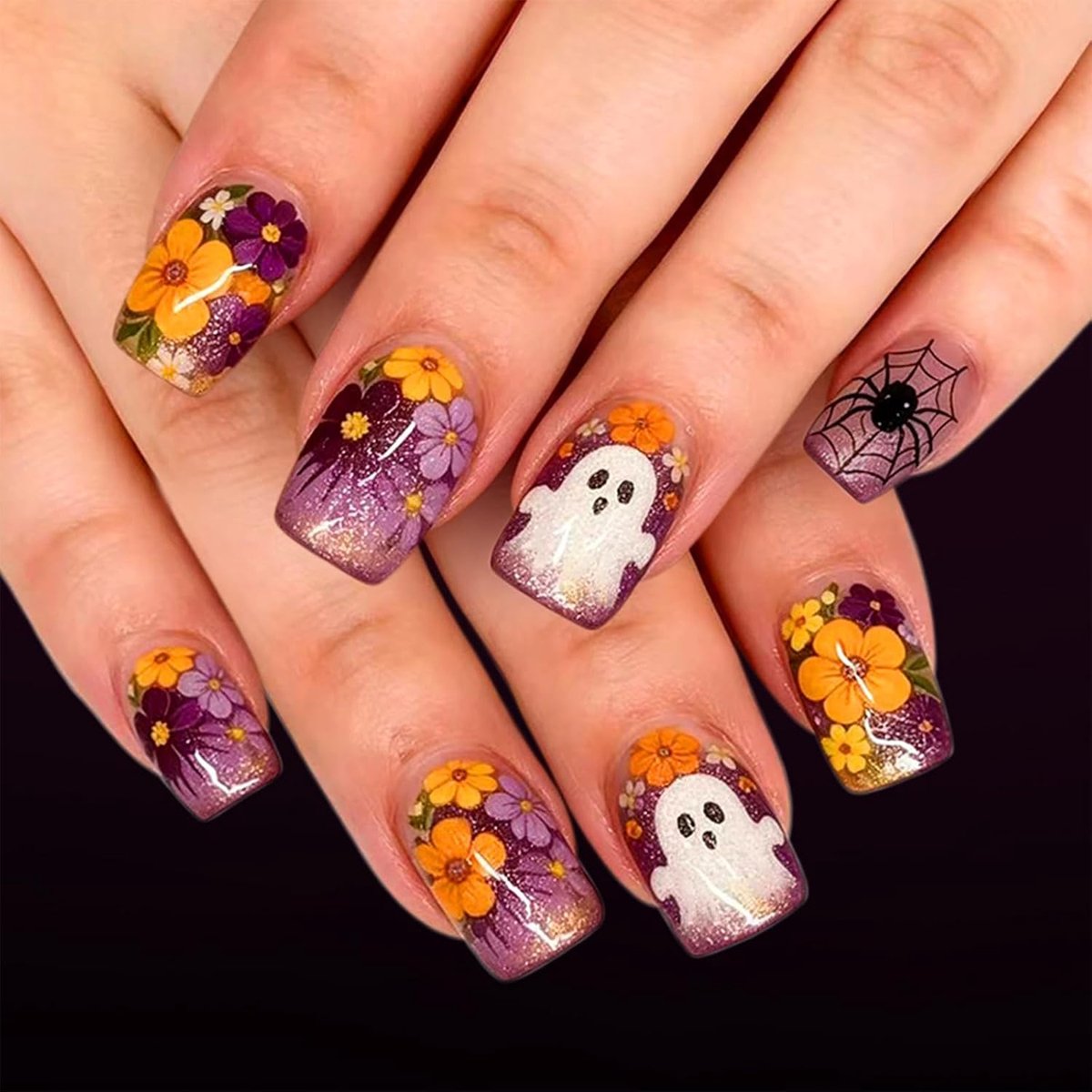 Plaknagels Bloemen Geest Design