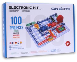 OnBots Elektrokit – 100 Experimenten – Nederlandse Handleiding – Elektriciteit & Elektronica – Vanaf 8 Jaar