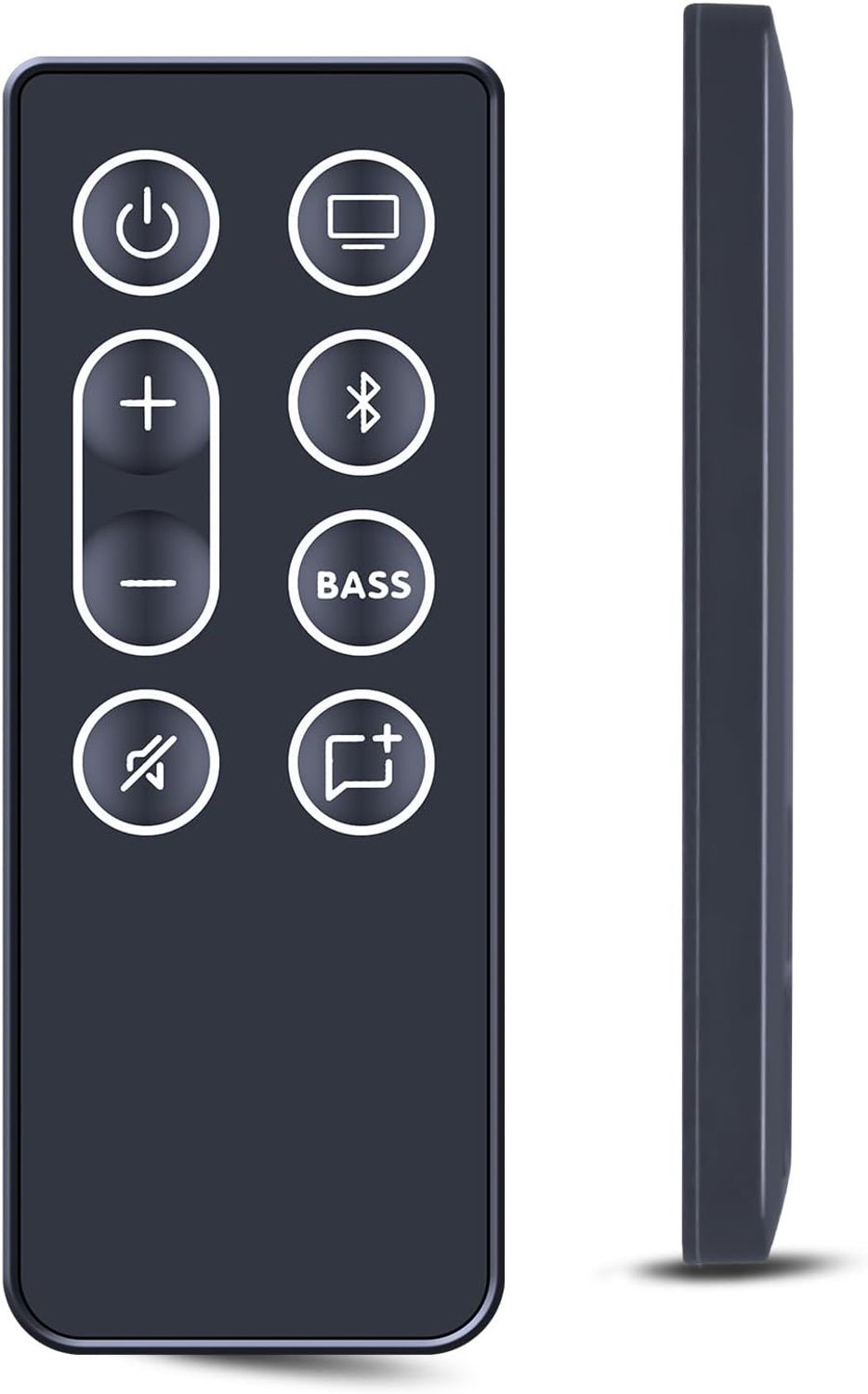 Vervangende afstandsbediening voor Bose Solo Soundbar II - geschikt voor modellen 842246, 885866-1100 - Vemera