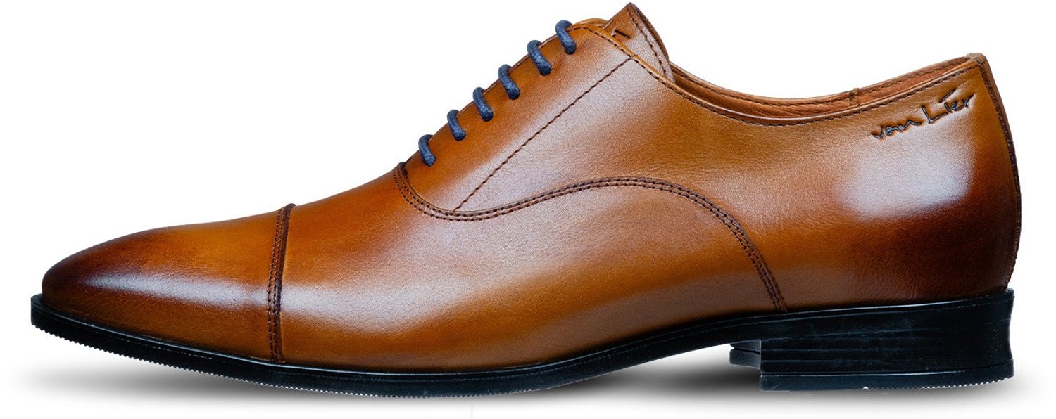 VANLIER - Heren Schoenen - Bruin - Maat 43