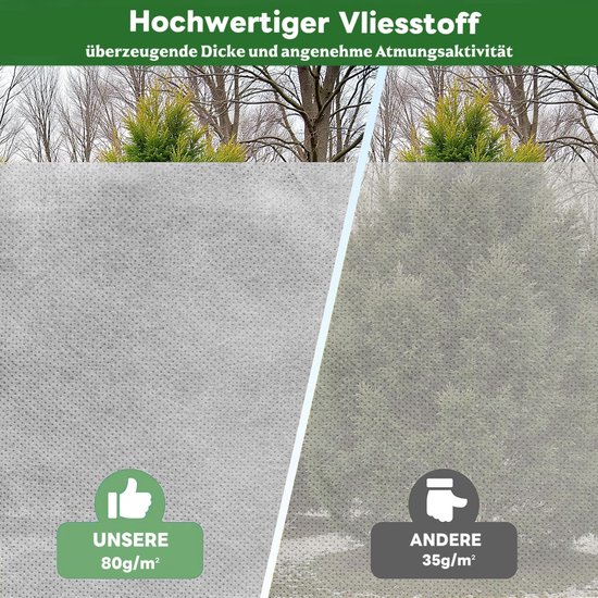 Winterbescherming voor planten - 60x80cm — afbeelding 4